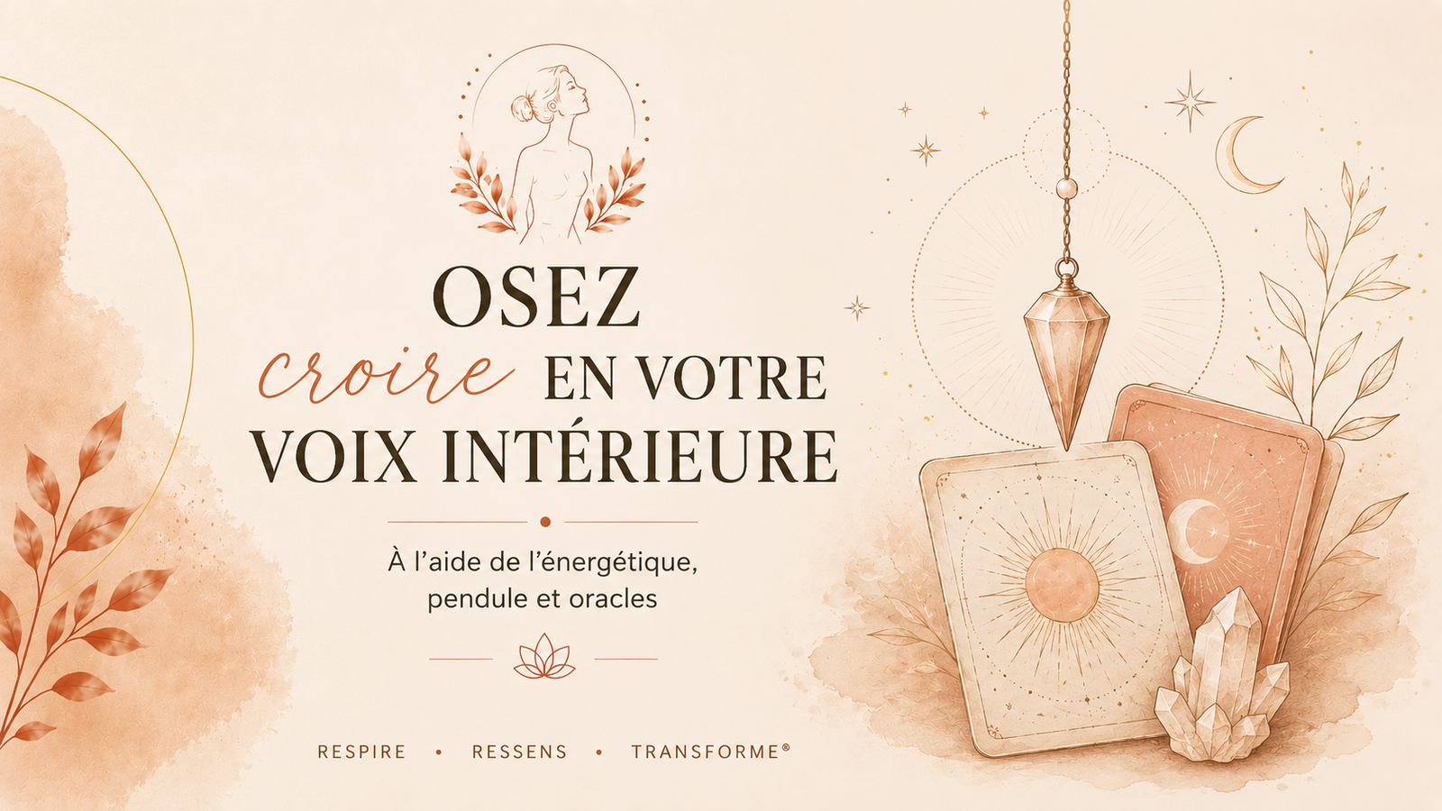 Osez croire en votre voix intérieure à l&rsquo;aide de l&rsquo;énergétique, pendule et oracles