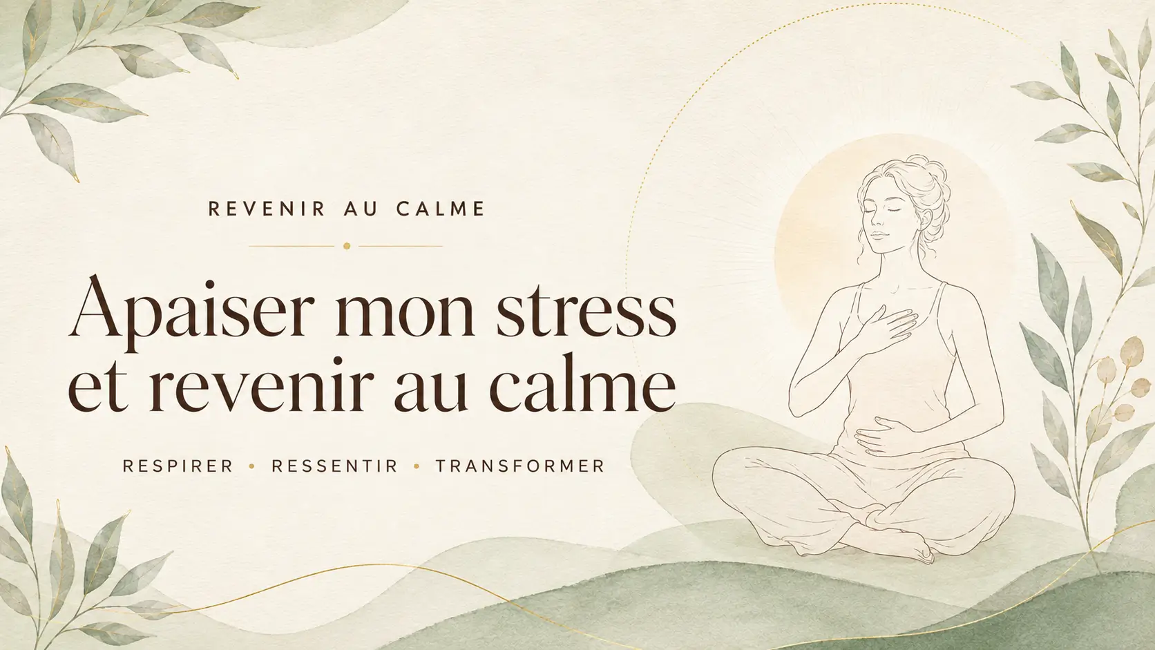 Apaiser mon stress et mon système nerveux